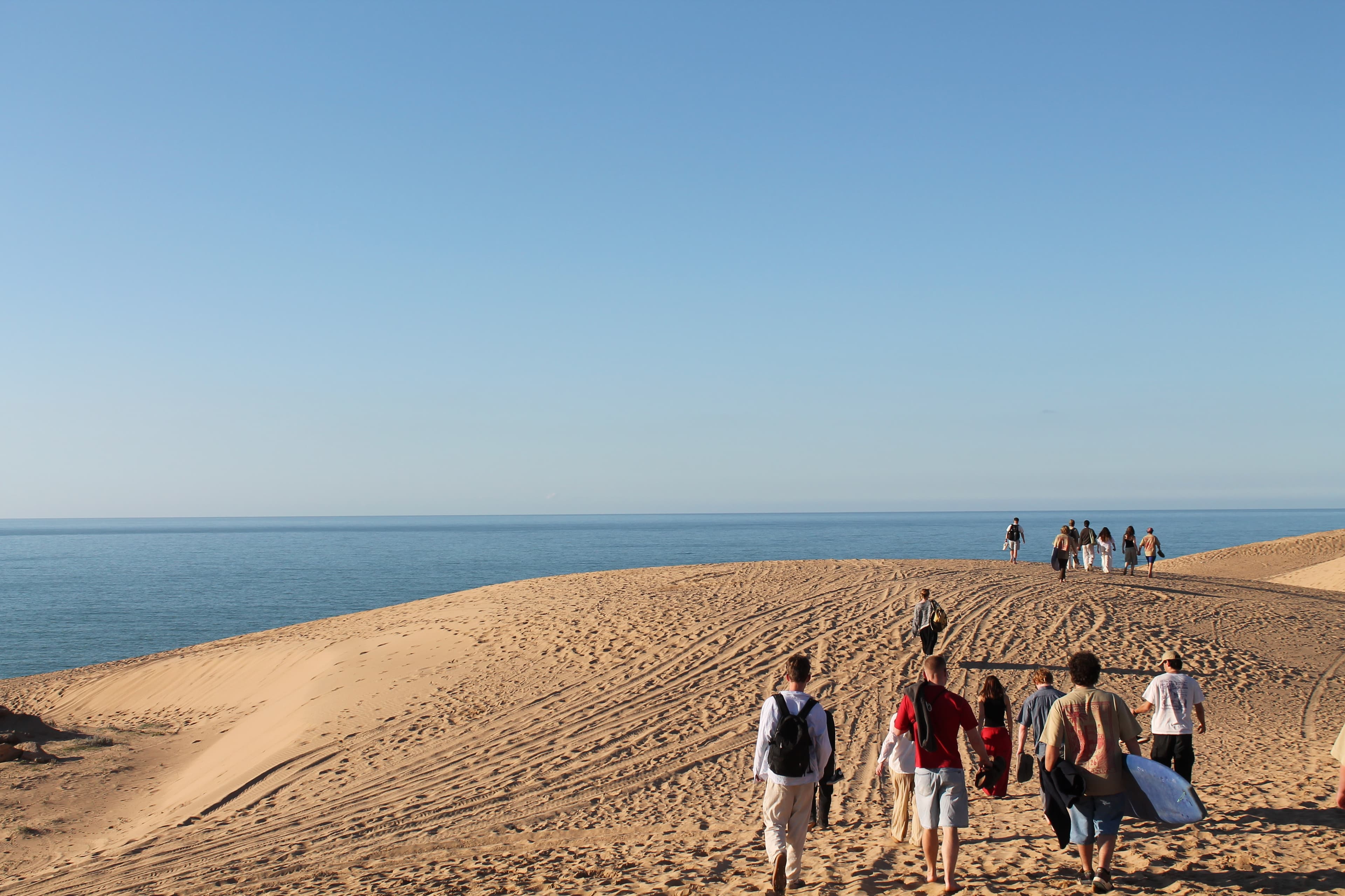 DUSC members on an international surf trip